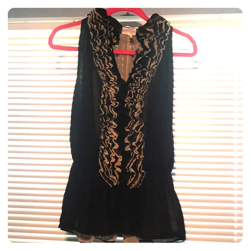 NWT Rovert Rodriguez ruffle tank